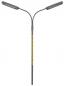 Preview: Beli-Beco 121602, Peitschenleuchte zweiflammig, Stecksockel, LED/SMD, Messing, Spur 0, Made in Germany