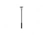 Preview: Beli-Beco, Spur N, Parklampe eckiger Schirm, Stecksockel, LED Lichtleittechnik, Messing, 150301, Made in Germany