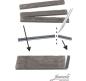 Preview: Juweela, Bahnsteig Schütt Holzschwelle, Spur H0, 28383, 1:87, Made in Germany