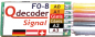 Preview: Qdecoder QD026 QD027, Lichtsignaldecoder Qdecoder F0-8 Signal, DCC, MM,