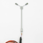 Preview: Digikeijs DR60212, Straßenlampe zweiflammig, LED, Warmweiss, 4er Set, Spur H0