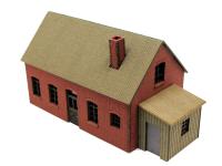 DM-Toys 633, Lasercut Bausatz, Kleines Bauernhaus mit Anbau, Spur N 1:160