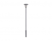 Beli-Beco 175401, Spur H0, Parklampe runder Schirm, LED, Messing,1:87, Made in Germany