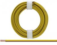 Kupferlitze, 2 x 0,25 mm², 2-adrig, zweifarbig,  5 m Ring, verschiedene Farben zur Auswahl