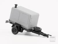 Hädl Manufaktur, Spur TT, Einachsanhänger Stromaggregat, grau, 125006-03