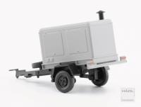 Hädl Manufaktur, Spur TT, Einachsanhänger Stromaggregat, grau, 125006-03