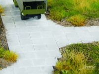 Preview: Juweela, Beton Straßenplatten mit Verlegeösen, Spur N / Spur TT, 21236 - 21237, Made in Germany