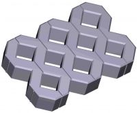 Preview: Juweela, Rasengittersteine grau, Spur 1, 1:32, 23277 - 23278 - 23279, Made in Germany