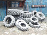 Juweela, alte Traktorreifen 12 Stk., Spur 1, 1:32, 23350, Made in Germany