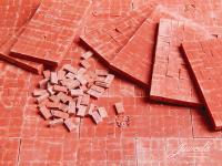 Preview: Juweela, Platte Ziegel Pflaster, Spur 1, 1:32 / 1:35, 23403 - 23404, Made in Germany