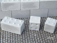 Juweela, Betonblöcke Noppen, Spur 0, 1:45, 24224, Made in Germany