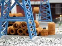 Juweela, Drahtrollen Coils rostig, Spur H0, 28141 - 28142, 1:87, Made in Germany