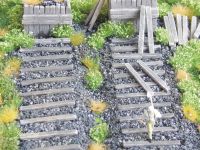 Preview: Juweela, Bahnschwellen "Holz alt", Spur H0, 28224 - 28225, 1:87, Made in Germany