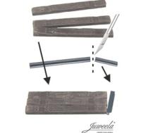 Juweela, Bahnsteig Schütt Holzschwelle, Spur H0, 28383, 1:87, Made in Germany