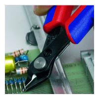 KNIPEX, Electronic Super Knips®, brüniert mit Mehrkomponenten Hüllen, 125mm