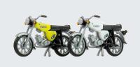 Kres 10161, Spur H0, Simson S51 - Kleinkraftrad/Moped, 2er Set schwefelgelb, weiss