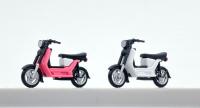 Kres, Spur TT, Simson SR50 - Motorroller, 2er Set, rosa und weiß, 55062030