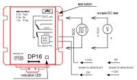 MTB-Model, DP16, Der erweiterte Weichenantrieb mit integrierten DCC Digitaldecoder und 2 Eingänge für manuelle Steuerung