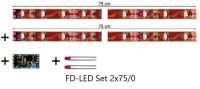 Tams Elektronik, FD-LED Set, Wageninnenbeleuchtung mit Funktionsdecoder, Warmweiß, ohne Anschlusskabel, 53-01450-01, 53-01470-01, 53-01450-02, 53-01450-02