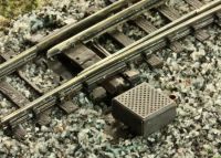 Ndetail 702, Bausatz Weichenmechanik mit Stellhebel für Peco Weichen, Spur N