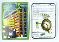 Preview: Ruhrmodell M086, TSmini SMD Beleuchtungssockel, warmweiss, 5er Pack