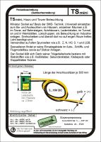 Preview: Ruhrmodell M086, TSmini SMD Beleuchtungssockel, warmweiss, 5er Pack
