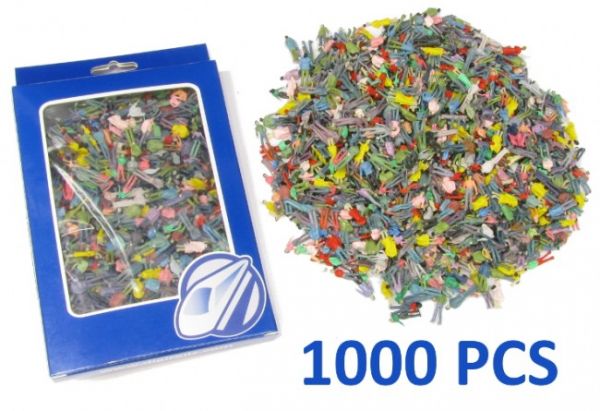 Digikeijs DR60115-N, 1000 Figuren bemalt, stehend, Spur N