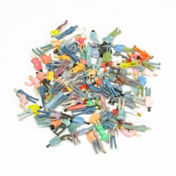 Digikeijs DR60110-N, 100 Figuren bemalt, stehend, Spur N