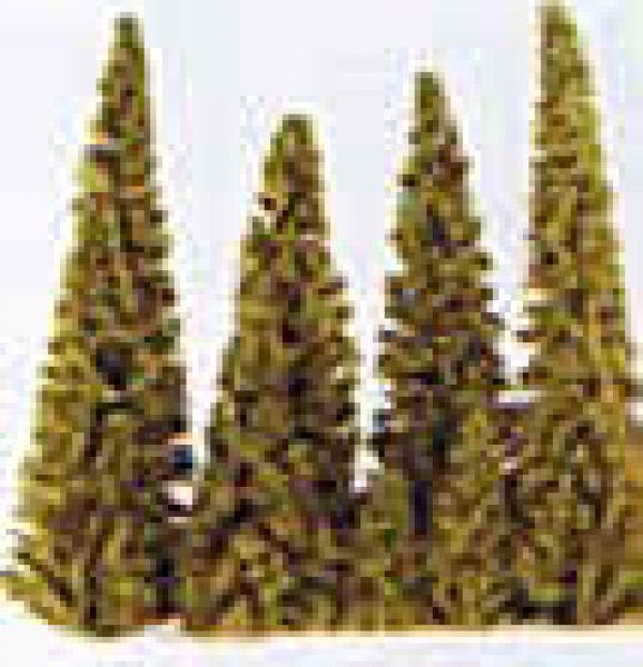 Jordan 43L, 9 Lärchen auf Styropor ohne Fuß, ca. 4-16 cm, Made in Germany