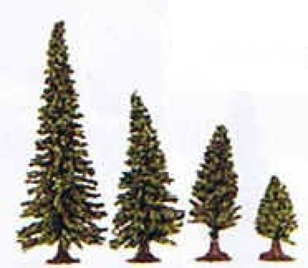 Jordan 50F, 50 Tannen lose, beflockt mit Fuß, ca. 4 - 12 cm, Made in Germany