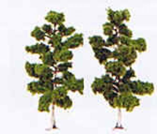 Jordan 5E, 2 Birken mit Fuß, ca. 11 cm, Made in Germany