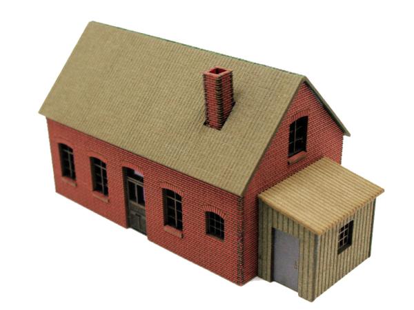 DM-Toys 633, Lasercut Bausatz, Kleines Bauernhaus mit Anbau, Spur N 1:160