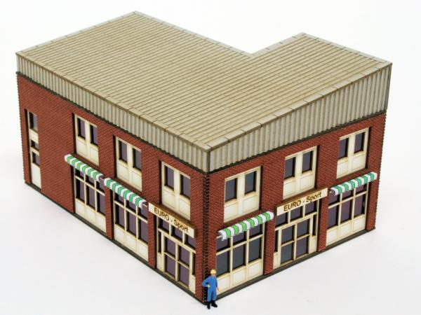 DM-Toys 803, Lasercut Bausatz, Geschäftshaus Nr. 3, Spur N 1:160