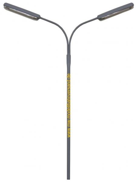 Beli-Beco 121602, Peitschenleuchte zweiflammig, Stecksockel, LED/SMD, Messing, Spur 0, Made in Germany