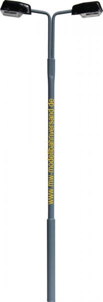 Beli-Beco 121712, Straßenleuchte zweiflammig, Stecksockel, LED/SMD, Messing, Spur 0, Made in Germany