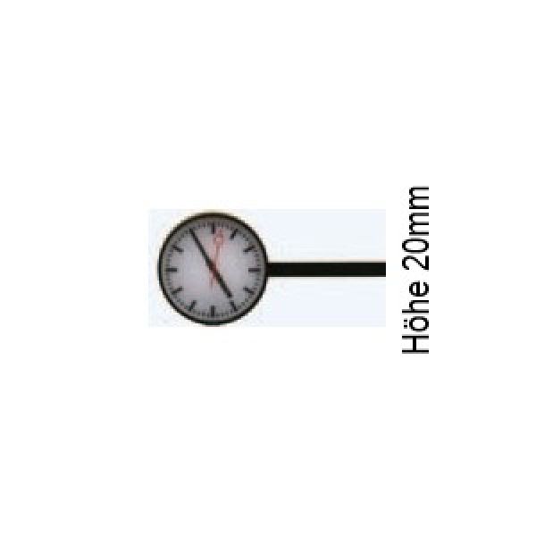 Beli-Beco, Spur 1, 122021, Wanduhr, LED/SMD, Messing, Made in Germany