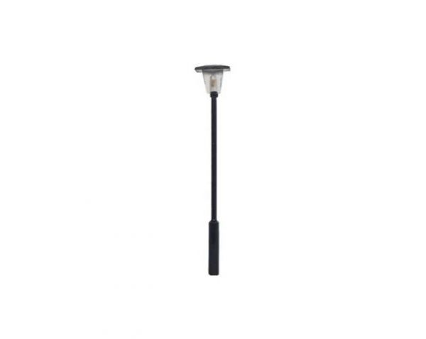 Beli-Beco, Spur N, Parklampe eckiger Schirm, Stecksockel, LED Lichtleittechnik, Messing, 150301, Made in Germany