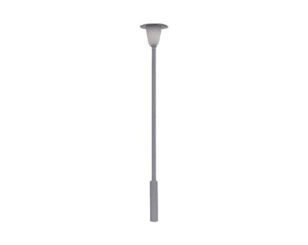 --Beli-Beco 170401, Straßenlampe, Stecksockel - Lichtleittechnik, LED, Messing, Spur H0, 1:87, Made in Germany
