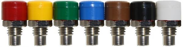 Beli-Beco 40/19, Steckbuchse mit Isolierkappe, 14 x 8 mm, verschiedene Farben zur Wahl