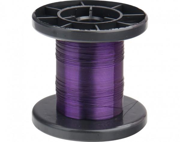 Kupfer Lackdraht Ø 0,15 mm, violett, 100 m Spule, LD15-6