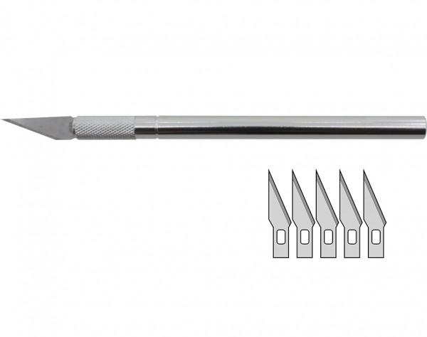 Donau Elektronik, MS01, Präzisions Designermesser inkl. 5 Ersatzklingen