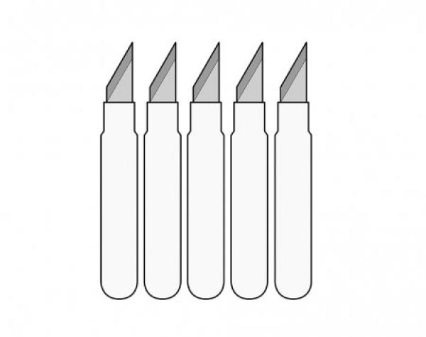 Donau Elektronik, MS02E, 5 Ersatzmesser für Messer MS02