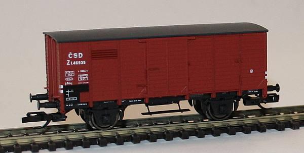 Hädl, Spur TT, Flachdachgüterwagen Z CSD Epoche III, 113907