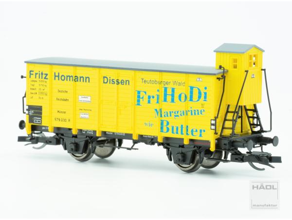 Hädl, Spur TT, Wärmeschutzwagen "Fri-Ho-Di" mit hochliegendem Bremserhaus, DR, Epoche II, 113951-03