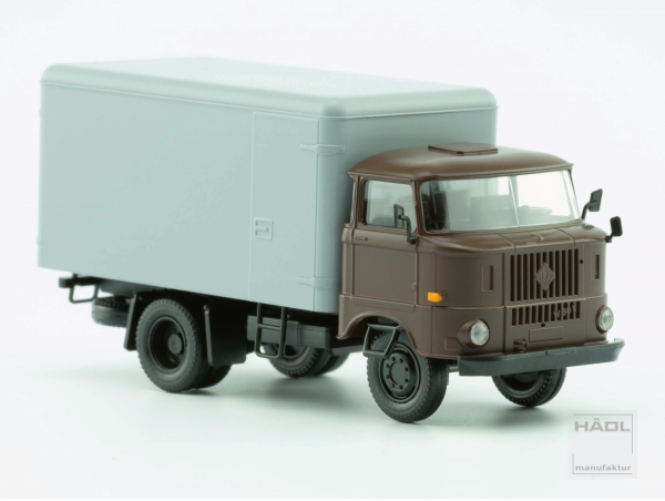 Hädl Manufaktur, Spur TT, IFA W50L Normalkoffer, braun, 121052