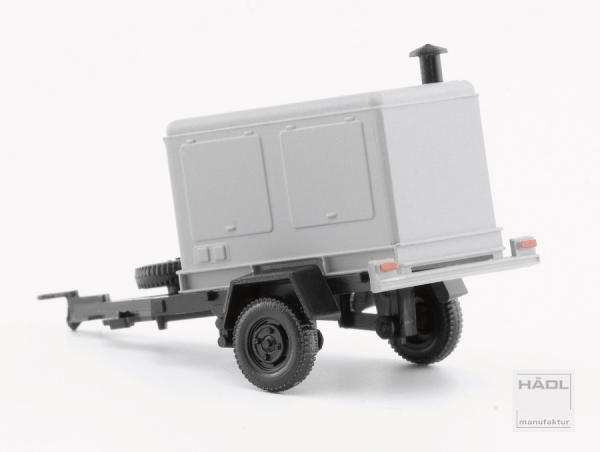 Hädl Manufaktur, Spur TT, Einachsanhänger Stromaggregat, grau, 125006-03