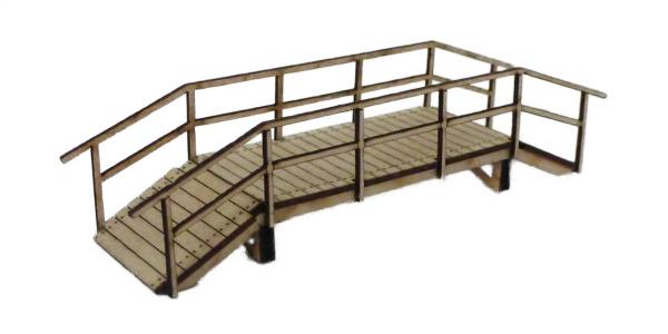 Igra Model, Spur N, Fußgänger Brücke, Laser-Cut Bausatz, 112010