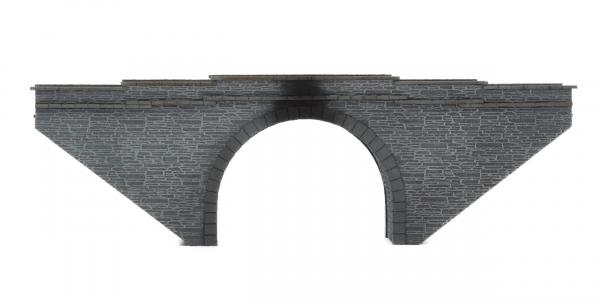 Igra Model, Spur N, Brücke, Steinbrücke 1-gleisig mit Durchlass, Laser-Cut Bausatz, 142004