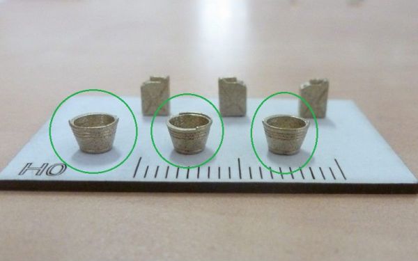 Igra Model, Spur H0, Blumenkübel (5 Stk.), 161005