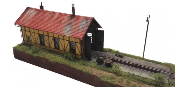 Igra Model, Spur N, Lokschuppen, Lasercut Bausatz, 182005